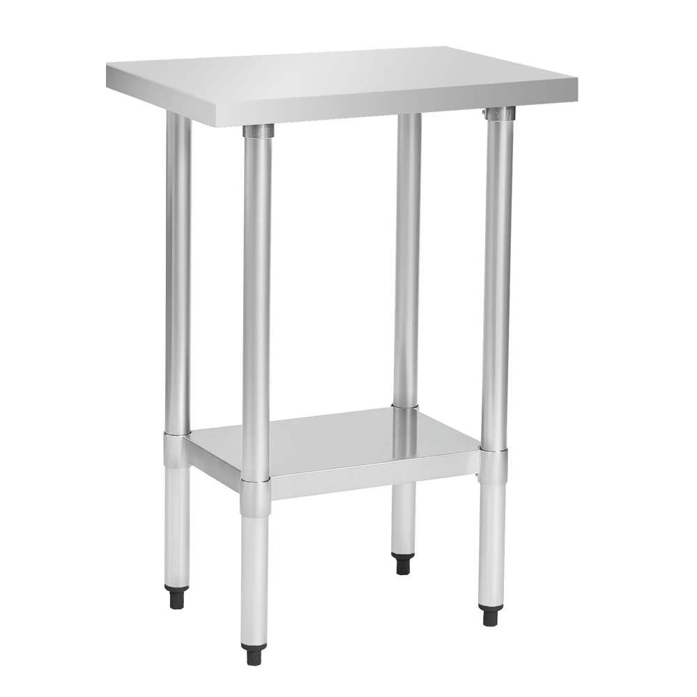 18" x 24" 18-Gauge Stainless Steel Commercial Work Table