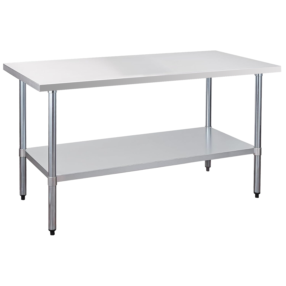30" x 60" 18-Gauge Stainless Steel Commercial Work Table