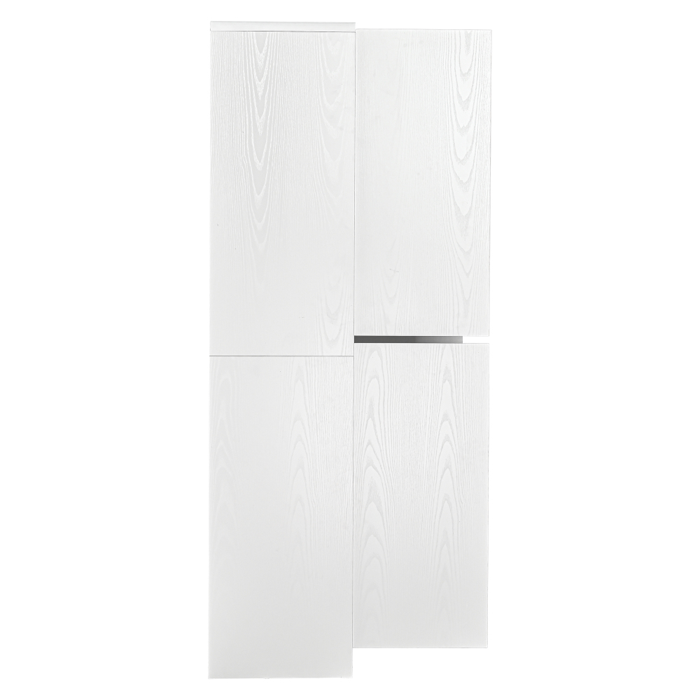 K&K 72" Tall Farmhouse Kitchen Pantry Cabinet with 8 Door Shelves, Curved Design Storage Cabinet with 3 Adjustable Shelves, Hidden Drawer, Versatile Cupboard for Kitchen, Dining & Bathroom, White