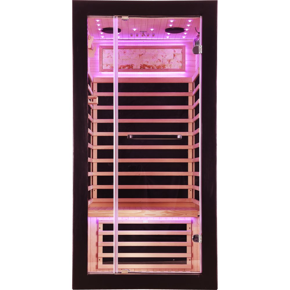 Single-person starlight ceiling lighting sauna