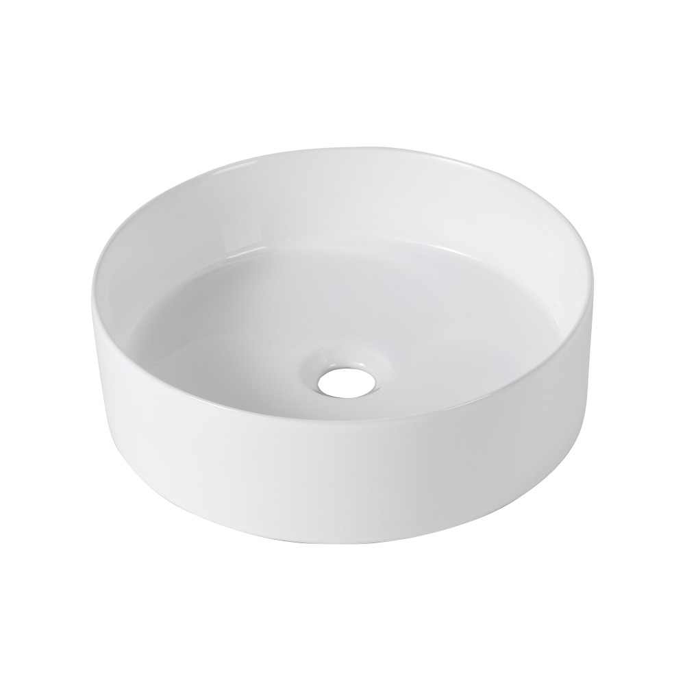36'' Wall-Mounted Bathroom Vanity with White Art Ceramic Sink & 1-Soft-Close Drawer