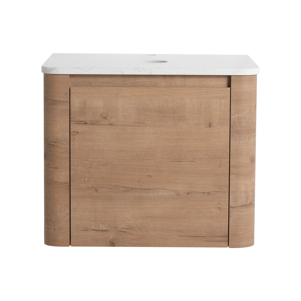 24'' Wall-Mounted Bathroom Vanity & 1-Soft-Close Door, KD-Packing, Plywood (Vanity Only, Excluding Sink)