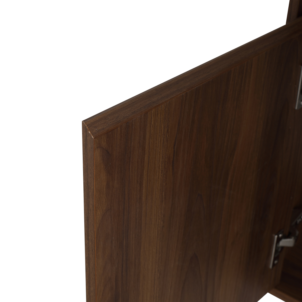 24'' Wall-Mounted Bathroom Vanity with White Ceramic Sink & Soft-Close Door
