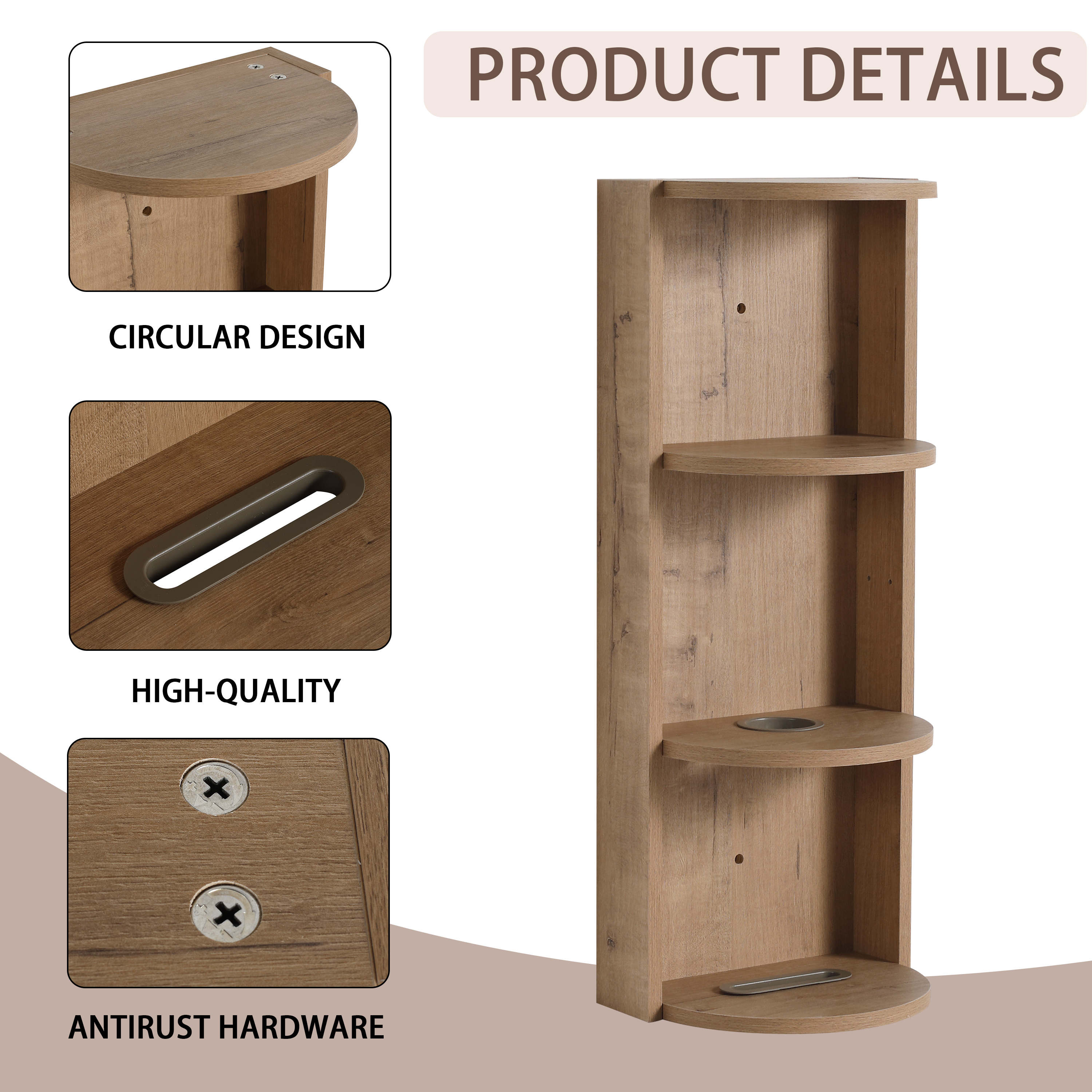 40'' Freestanding Bathroom Vanity with Ceramic Sink & 2-Soft-Close Door and Storage Rack, KD-Packing, Plywood