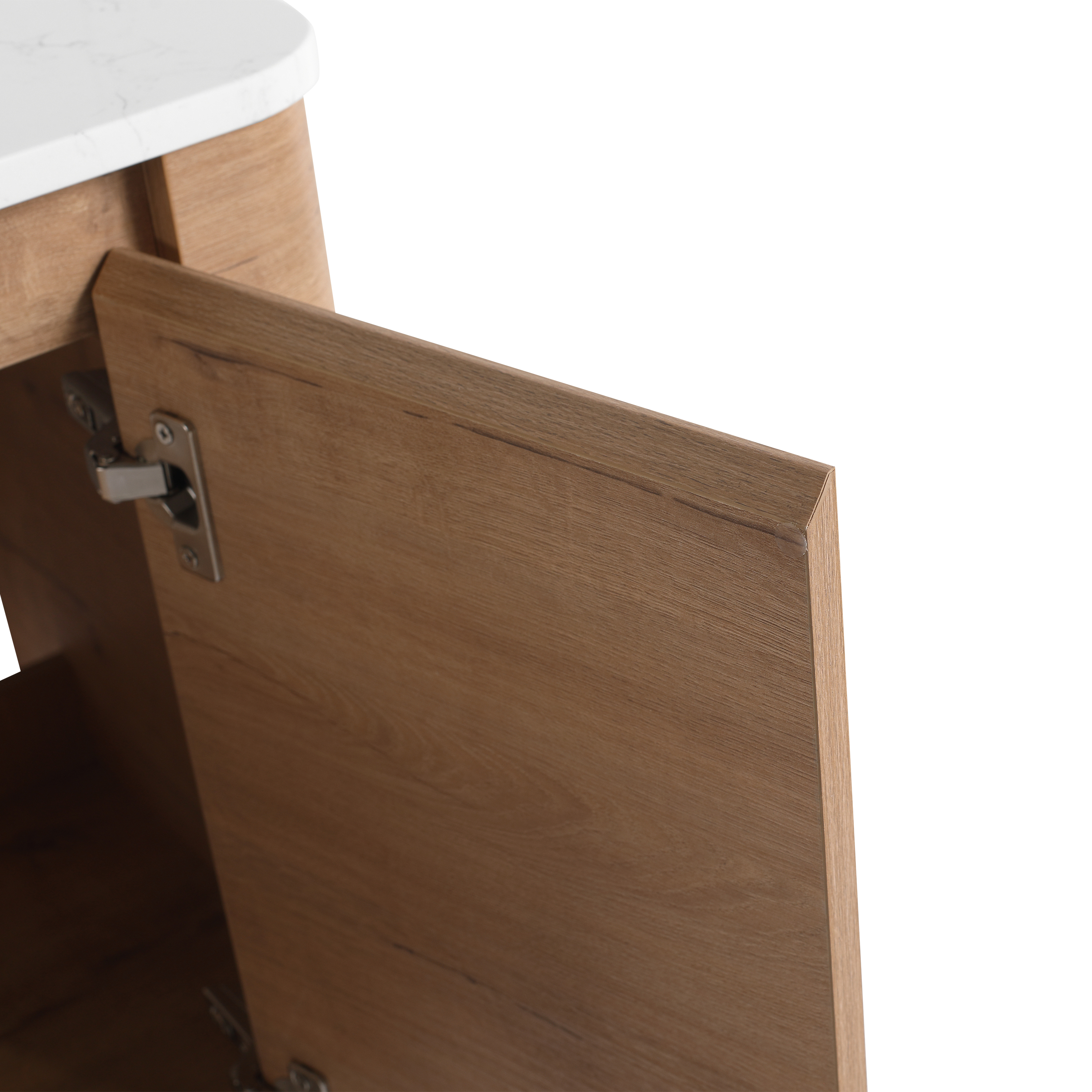 72'' Wall-Mounted Bathroom Vanity With Ceramic Art Sink, and 1-Storage Shelves, 4-Soft-Close Door, KD-Packing, Plywood
