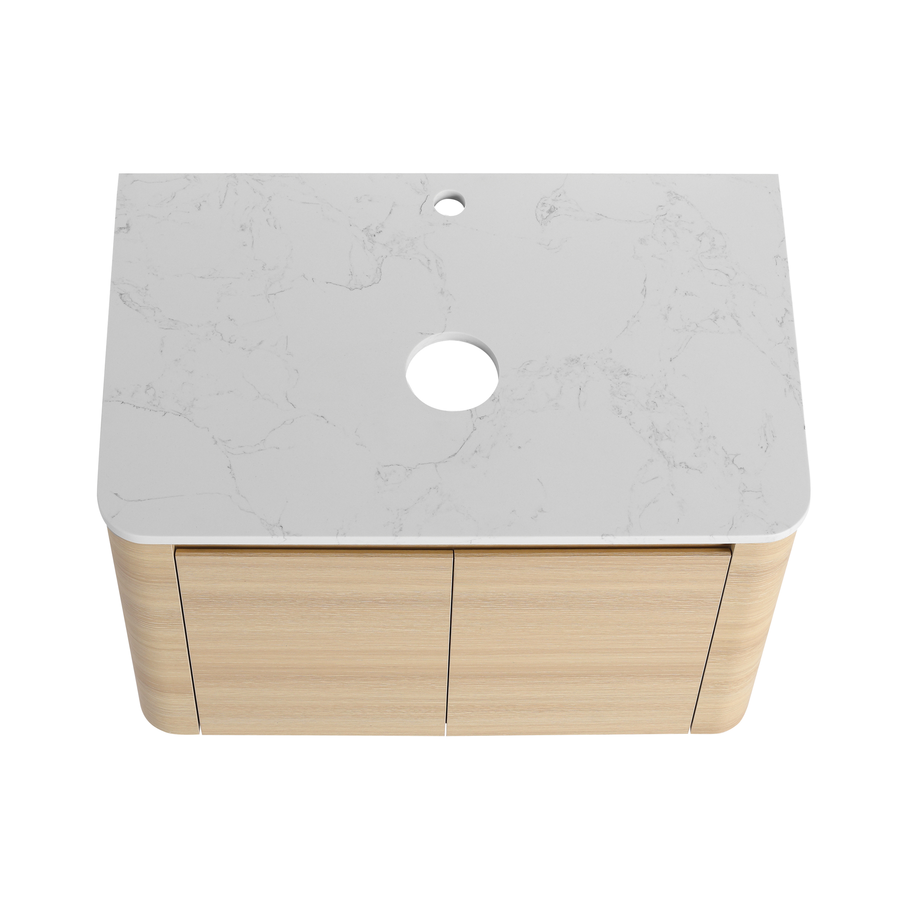 42'' Wall-Mounted black Bathroom Vanity With Ceramic Art Sink, and 1-Storage Shelves, 2-Soft-Close Door, KD-Packing, Plywood