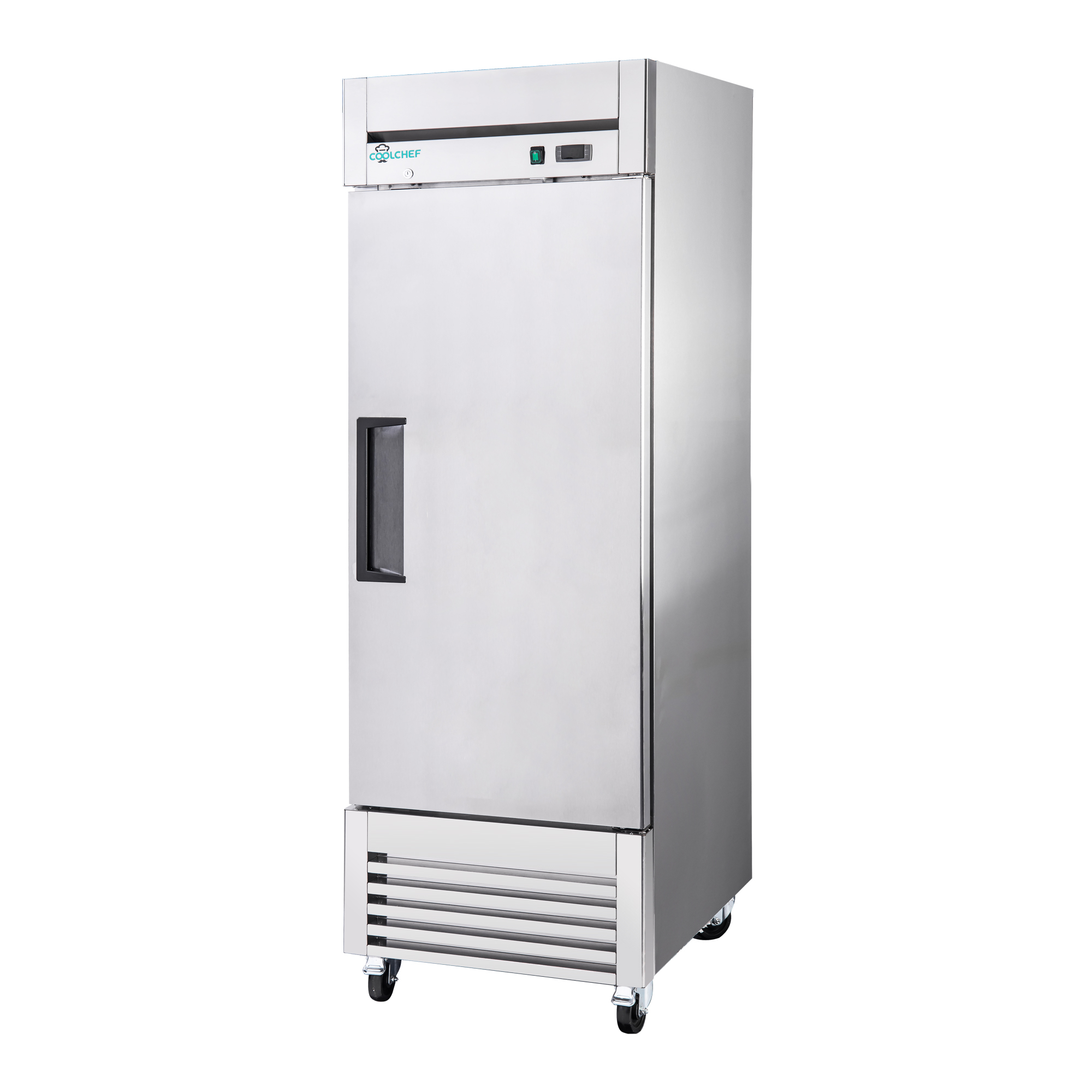 27" Solid Door Stainless Steel Reach-In freezer