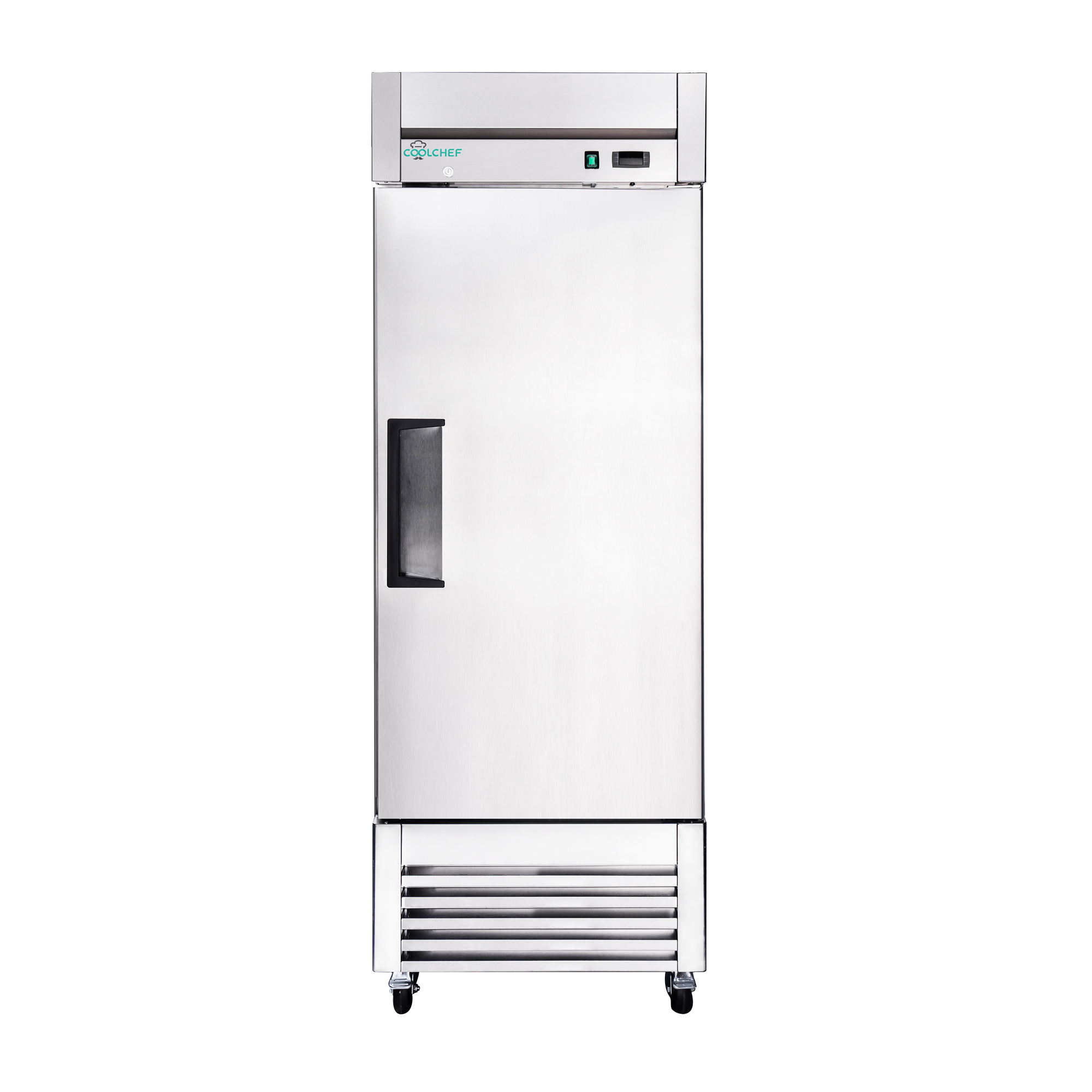 27" Solid Door Stainless Steel Reach-In freezer