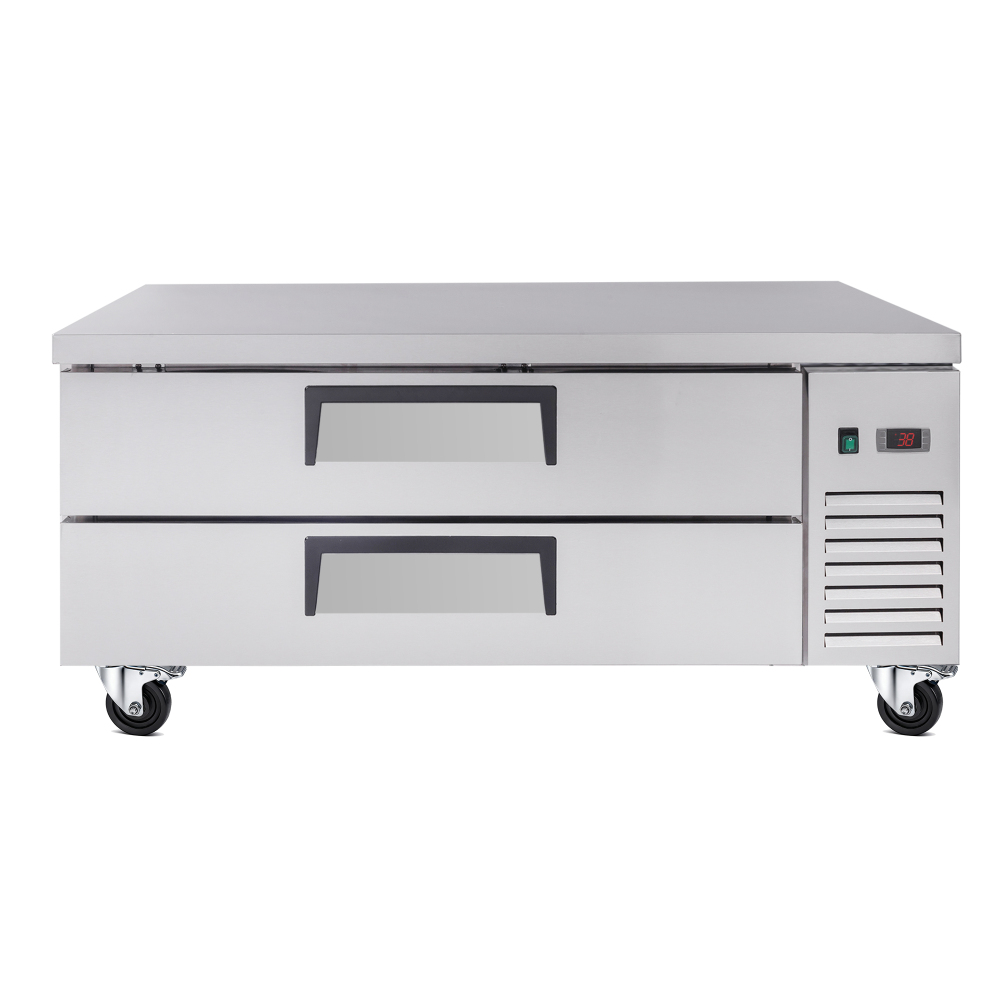 52 " Refrigerated Chef Base 2 Drawer Undercounter Refrigerator 10.5 Cu Ft 33 41F Ventilated Cooling R290 ETL DOE