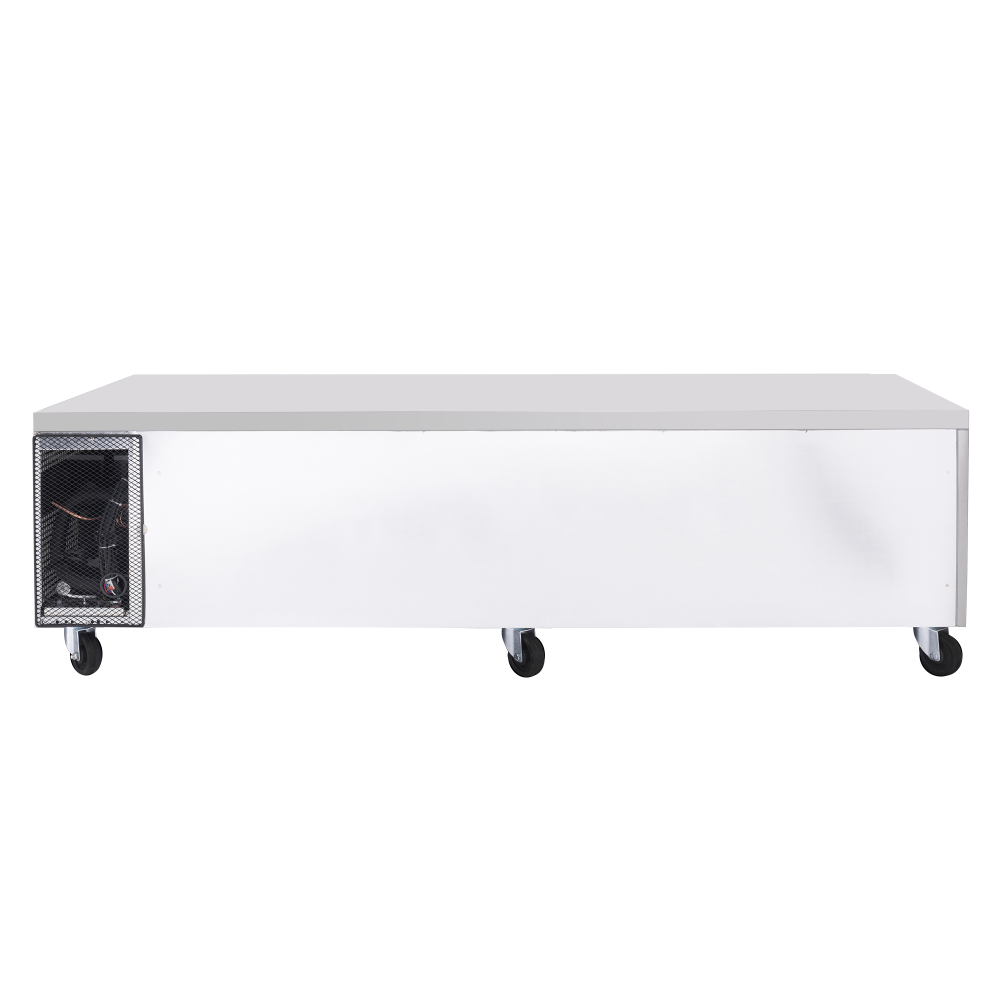 84 " Refrigerated Chef Base 4 Drawer Undercounter Refrigerator 19.1 Cu Ft R290 Ventilated Cooling
