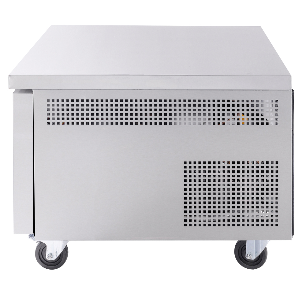 36 Inch Refrigerated Chef Base 2 Drawer Undercounter Refrigerator 6.5 Cu Ft 33 41F Ventilated Cooling R290