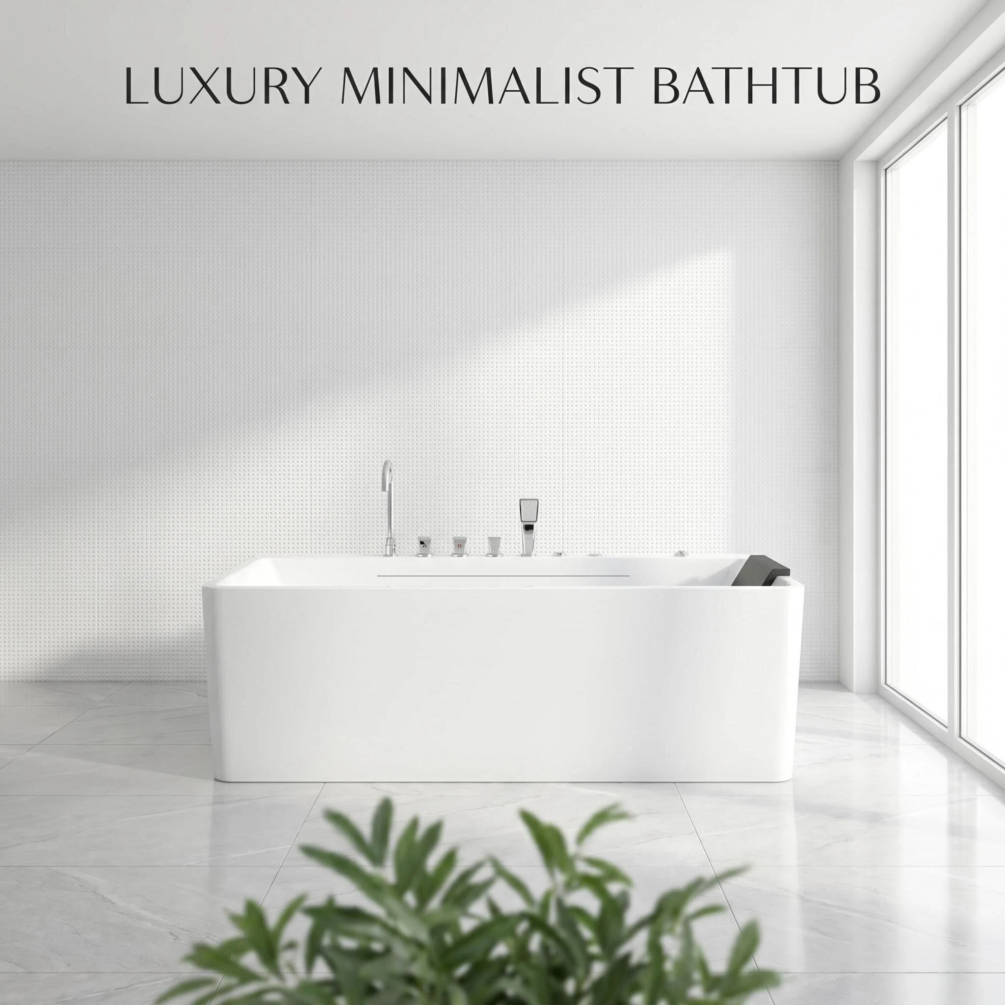 67 in. x 31.5 in. Whirlpool and Air Bath Combo Tub with Adjustable Air Blower and Control Switch in White