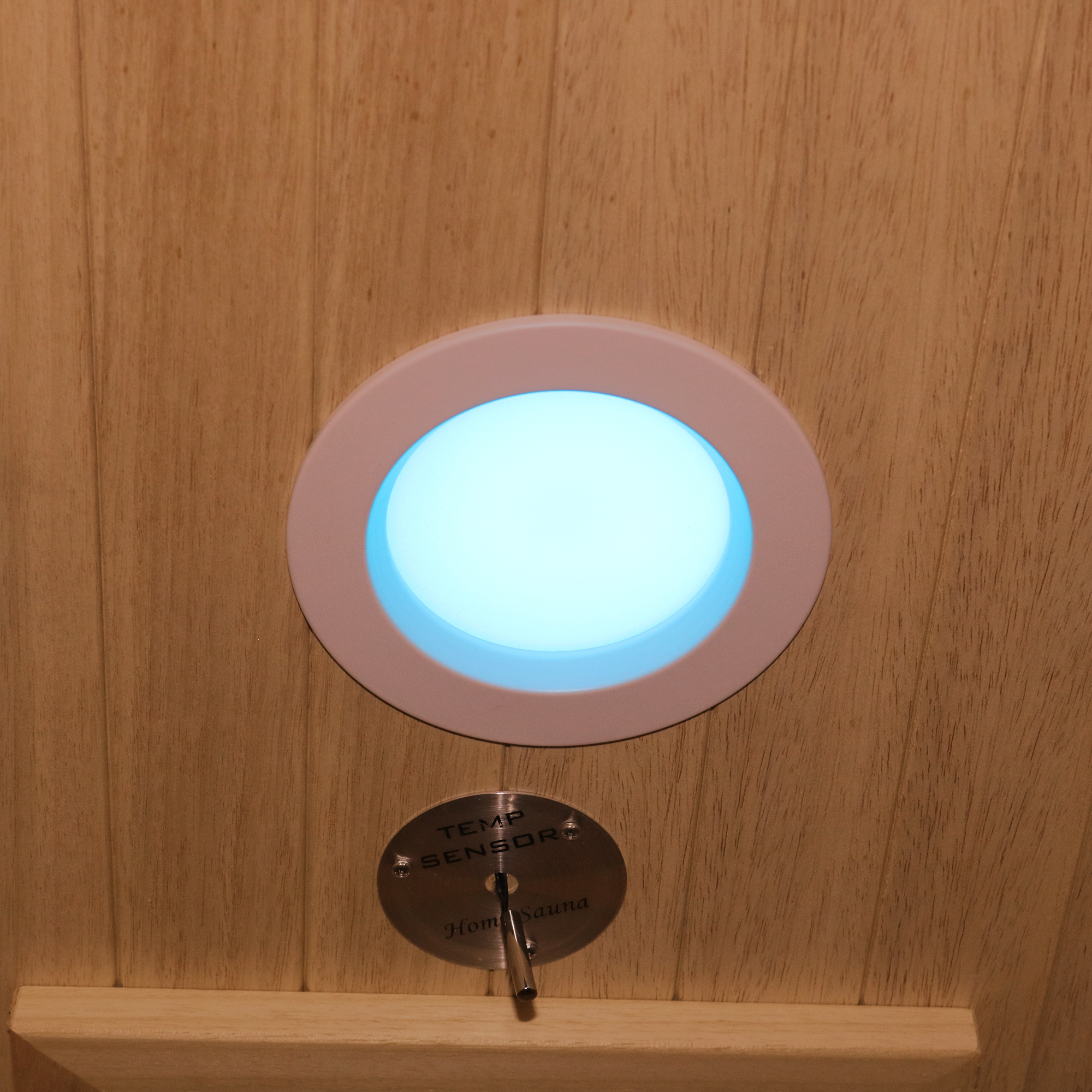 Moray 1-Person Indoor Hemlock Infrared Sauna with 5 Far-infrared Carbon Crystal Heaters, 900W