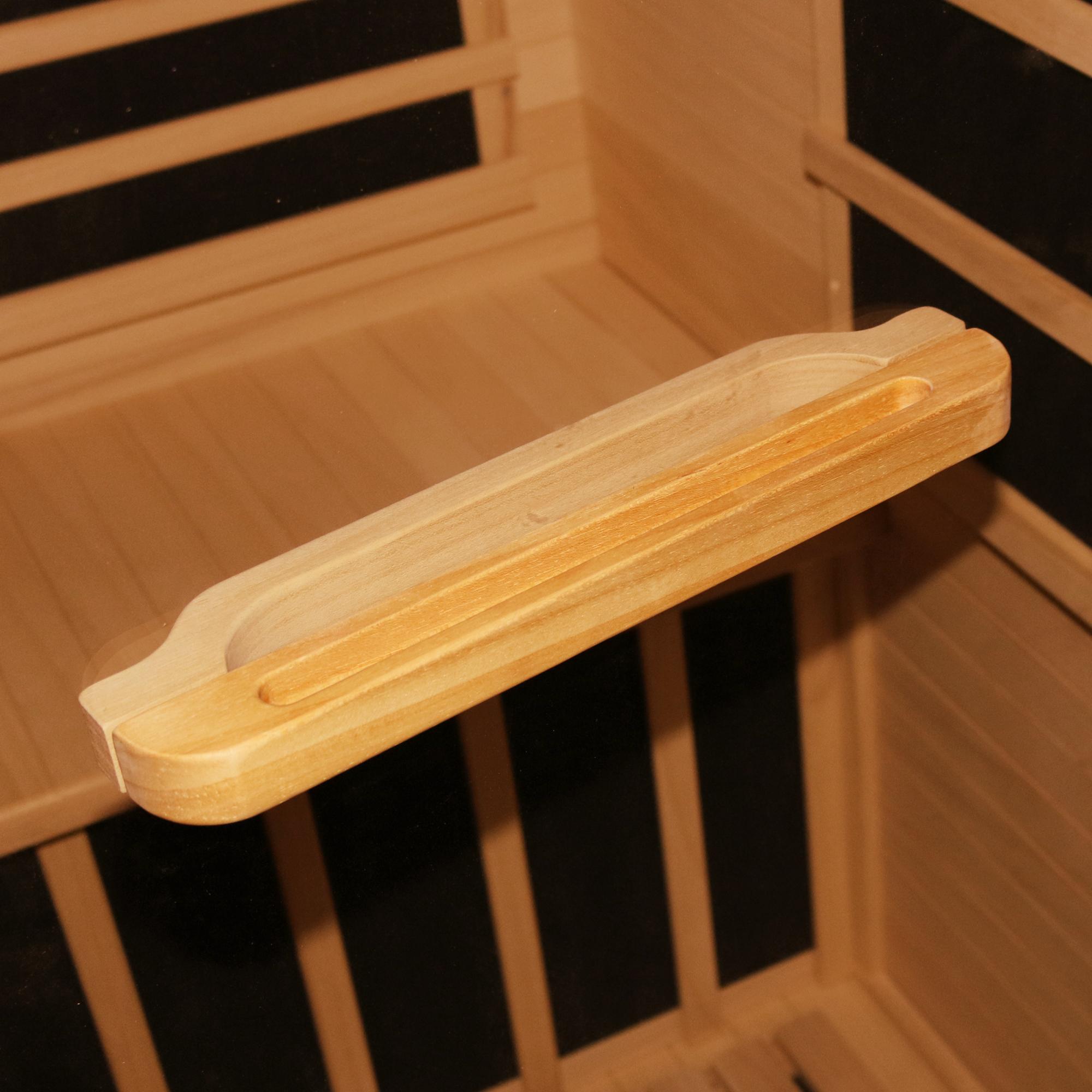 Moray 1-Person Indoor Hemlock Infrared Sauna with 5 Far-infrared Carbon Crystal Heaters, 900W