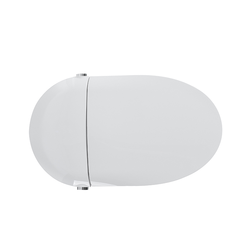 Elongated Smart Bidet Toilet 1.28 GPF in White with Auto Open/Close, Heated Seat, Warm Water Wash, and Dryer