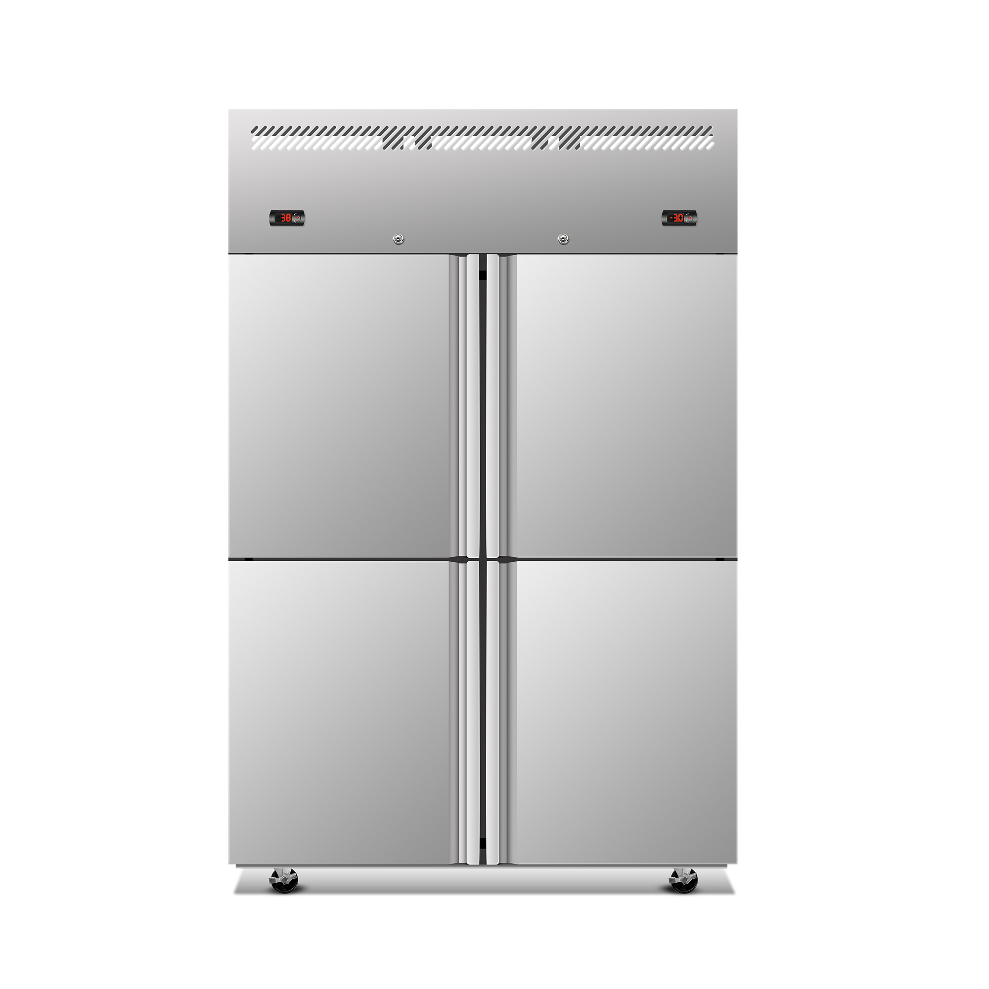 Xspracer 34 Cu. Ft. Stainless Steel Dual Temperature Commercial Refrigerator Freezer