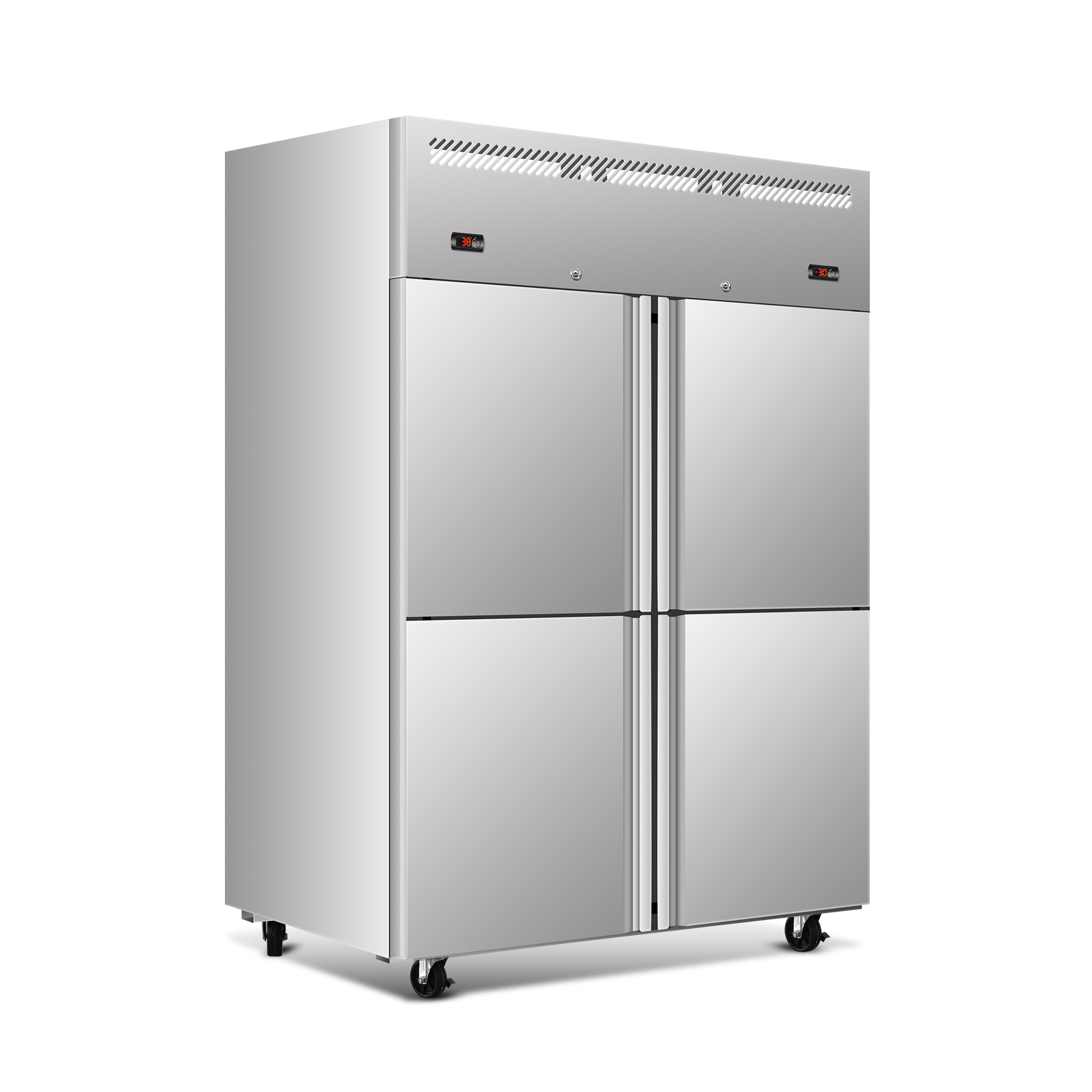 Xspracer 34 Cu. Ft. Stainless Steel Dual Temperature Commercial Refrigerator Freezer