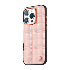 Metal Grid  Phone Case+ Glass Beads Phone Chain (Set) Series