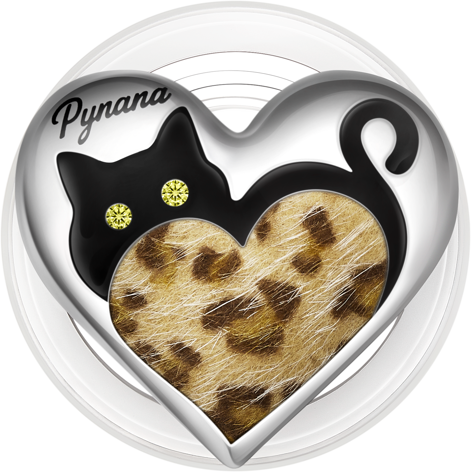 Leopard Whisper Magnetic Grips Fierce Socialite & Feline Princess Chic
