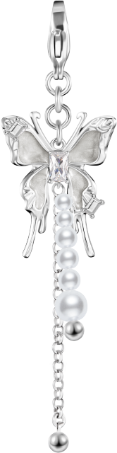 蝴蝶幻梦挂饰系列 双蝶翩跃光彩交叠