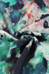 Blank Graphic Leopard Dyed Print T Shirt LC25220335-20