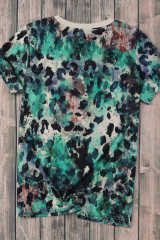 Blank Graphic Leopard Dyed Print T Shirt LC25220335-20
