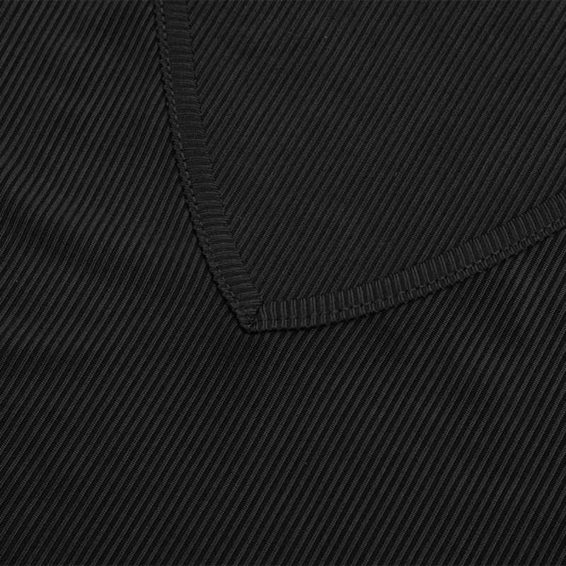 Black Mock Neck Cut-out Ribbed Long Sleeve Bodysuit TQV220133-2