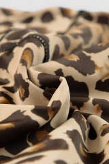 Leopard Mesh Cutout Patchwork Swim Shorts LC472303-20