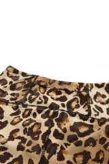 Leopard Mesh Cutout Patchwork Swim Shorts LC472303-20