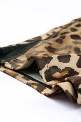 Leopard Mesh Cutout Patchwork Swim Shorts LC472303-20