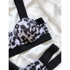 Leopard Contrast Push-up Bikini Set TQK610232-20
