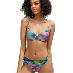 Multicolor Printed 2pcs Bikini Set TQK610236-29