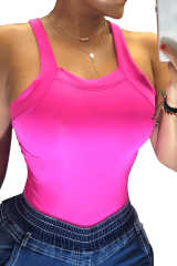 Rose Thick Strap Backless Bowknot Tank Top LC256272-6