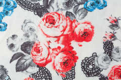 White Floral Print Tank Top GJZ0054-1