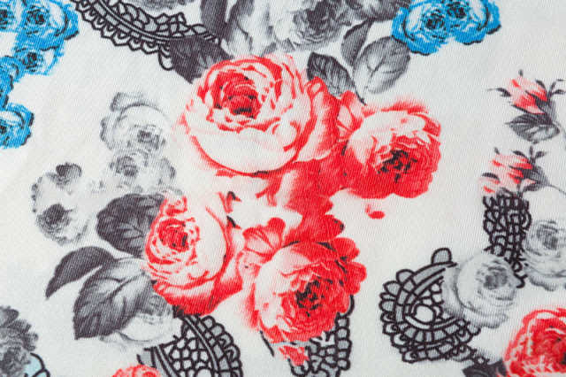 White Floral Print Tank Top GJZ0054-1