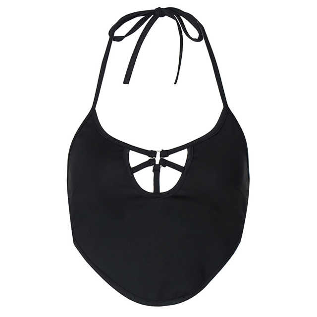 Black Tie Sexy Halter Camisoles TQF250013-2