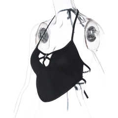 Black Tie Sexy Halter Camisoles TQF250013-2