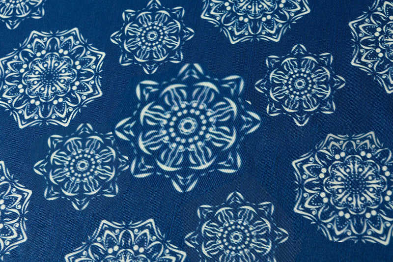 Navy Floral Print Tank Top GJZ0054-34