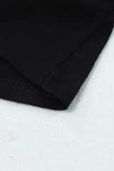 Black Scoop Neck Basic Solid Tank Top LC256372-2