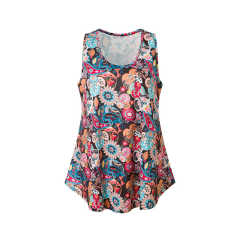 Multicolor Floral Print Tank Top GJZ0054-29