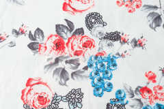 White Floral Print Tank Top GJZ0054-1