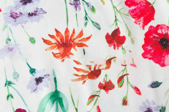 Red Floral Print Tank Top GJZ0054-3