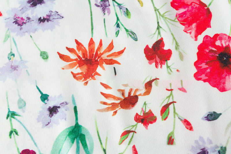 Red Floral Print Tank Top GJZ0054-3