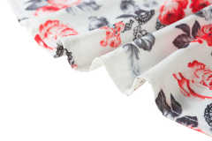 White Floral Print Tank Top GJZ0054-1