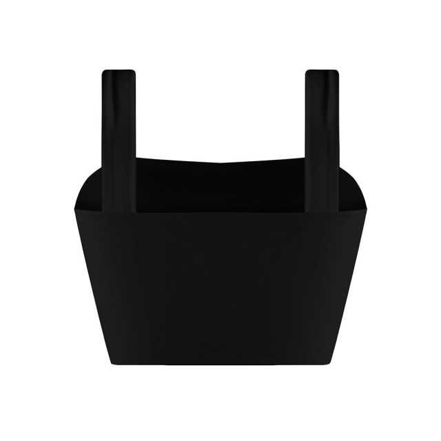 Black Slim Fit Crop Vest Top TQK250176-2