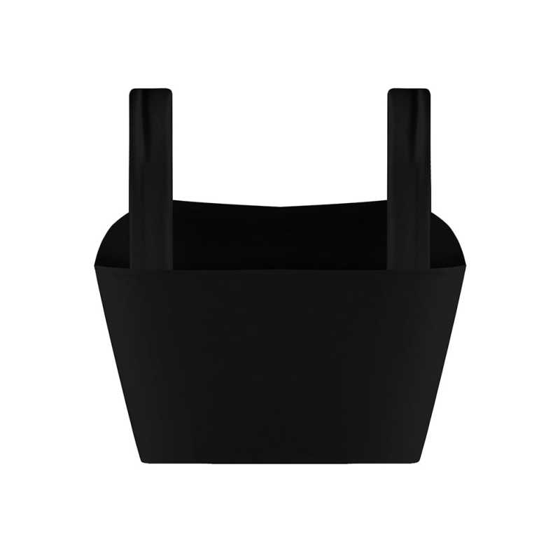 Black Slim Fit Crop Vest Top TQK250176-2