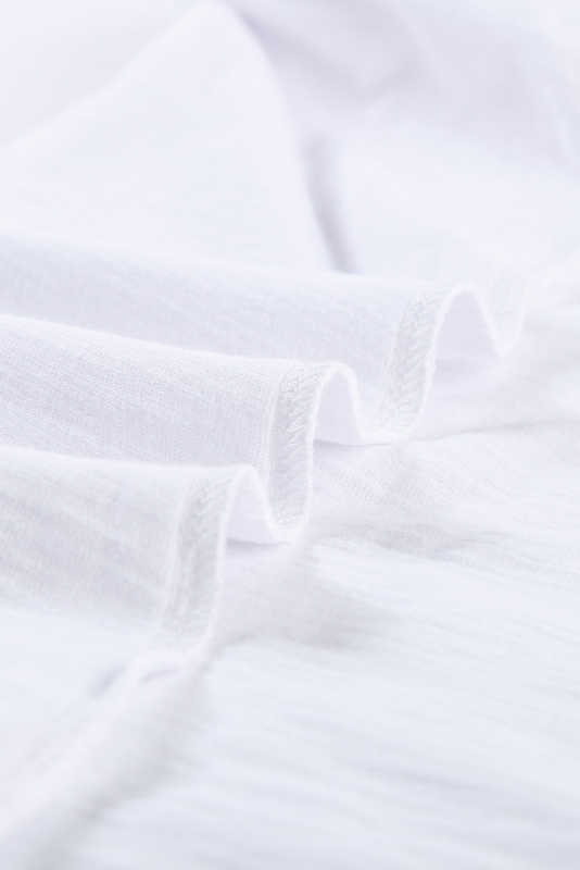 White Scoop Neck Basic Solid Tank Top