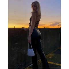 Black Tie Sexy Halter Camisoles TQF250013-2