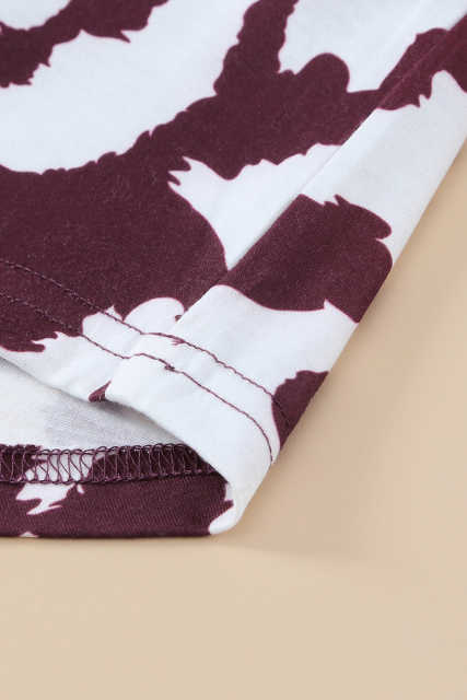 Cow Print Aztec Pocket Tank Top LC2565033-1