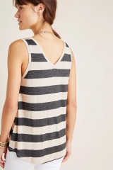 Striped V Neck Tank Top LC2567929-19
